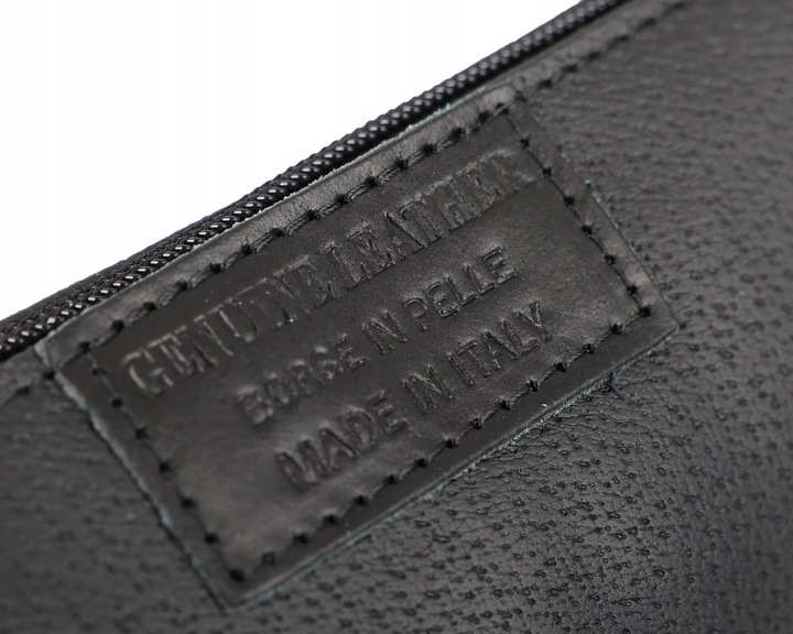 Włoska torebka damska VERA PELLE skórzana zamszowa shopper MB09 Czekoladowa