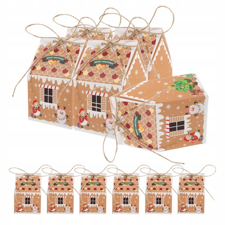 PUDEŁKA CIASTECZKO CZEKOLADA DOMEK Z PIERNIKA PREZENT MĘŻCZYZNA PAKOWANIE