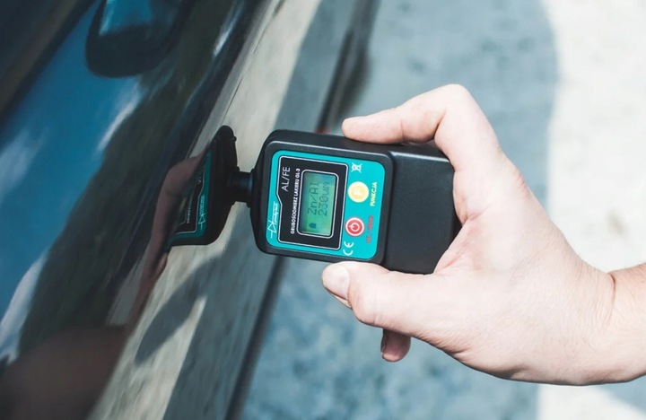 Miernik Grubości Lakieru Tester ProdigTech GL-3 UV GL-3UV Stal + Alu ETUI