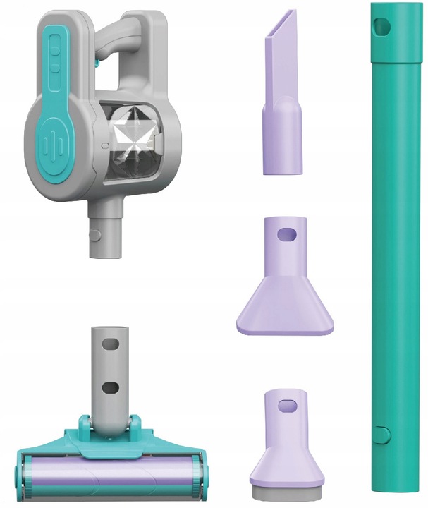 ODKURZACZ PIONOWY DLA DZIECI WCIĄGA AGD NA BATERIE funkcja ssania 4W1