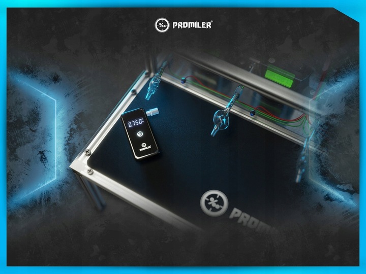 Alkomat PROMILER AL7010 darmowy serwis 24 m-ce