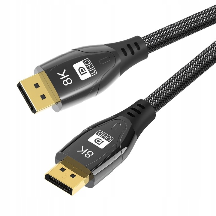 Kabel przewód DisplayPort 1.4 DP-DP 8K60Hz 4K 2m