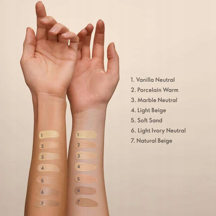 Oriflame Trwały podkład mineralny Giordani Gold SPF 20 Light Beige Neutral