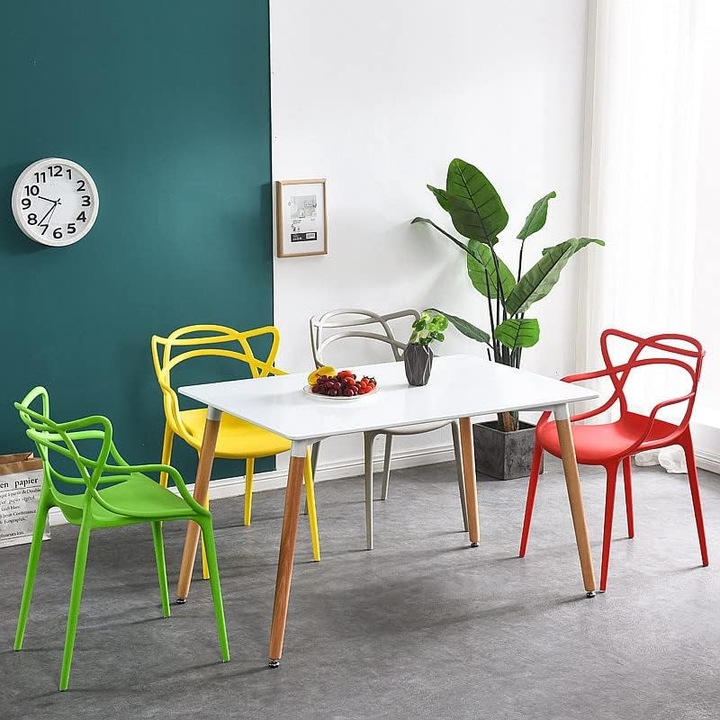 Krzesło Ogrodowe Tarasowe Duże Wygodne Mocne Niebieskie Na Działkę Balkon