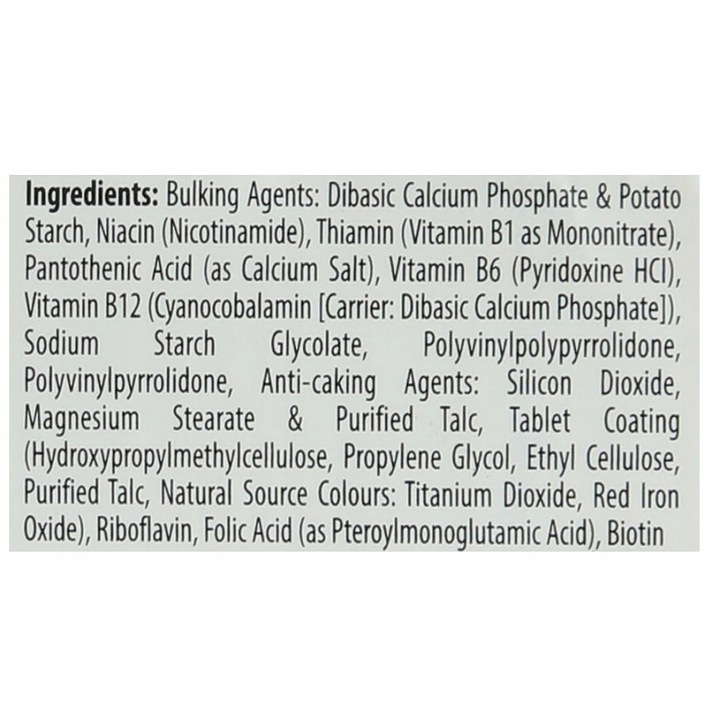 2x VITABIOTICS ZESTAW Ultra WITAMINA B Complex Witamina B1, B2, B3, B6, B12