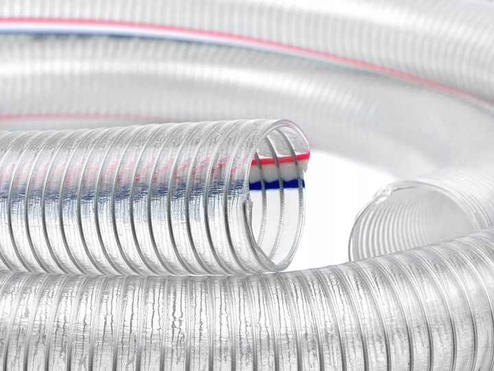 WĄŻ SSAWNY 8m SSĄCY TŁOCZNY ZBROJONY DRUTEM do POMPY HYDROFORÓW 2"cale