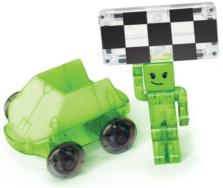 MAGNA-TILES KLOCKI MAGNETYCZNE DOWNHILL DUO TOR WYŚCIGOWY 40 EL.