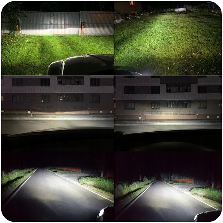 Żarówki H7 LED CSP biała 6500K 1do1 12V CANBUS CAN MOCNE WIECEJ ŚWIATŁA