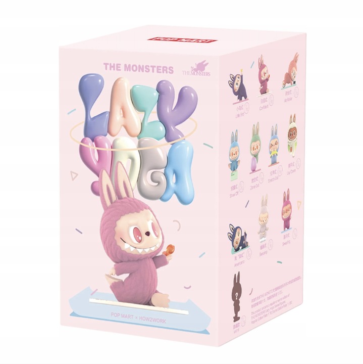 ORYGINALNE Labubu The Monsters LAZY YOGA Seria Figurek (BLINDBOX) Figurka