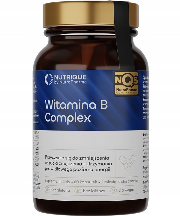 Witamina B Complex - 60 kapsułek - Nutrique