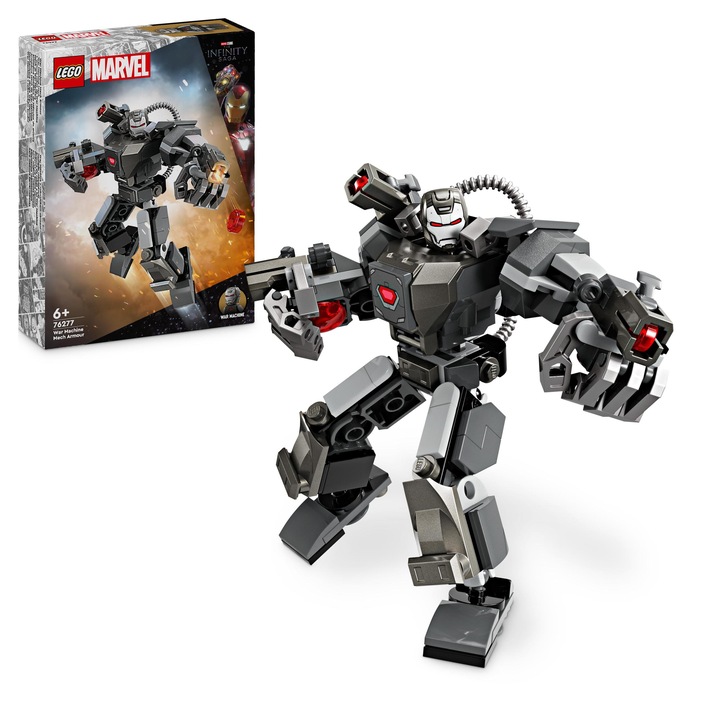 Lego Marvel. Mechaniczna zbroja War Machine 76277