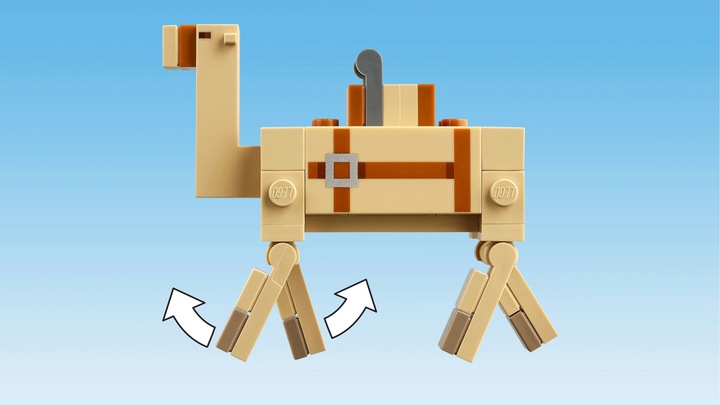 LEGO Minecraft 21259 Rejs Statkiem Pirackim Kałamarnica Wielbłąd 2x Pirat