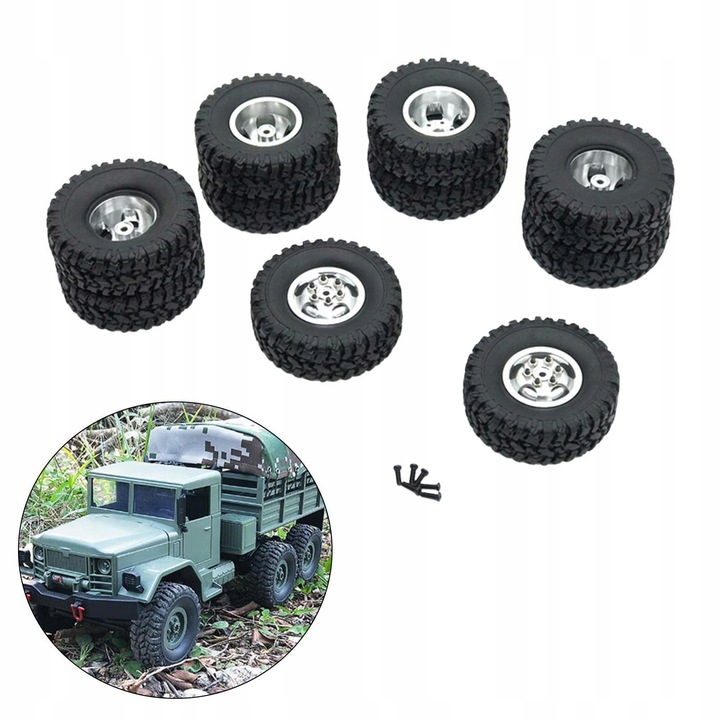 10-częściowy zestaw opon gumowych Odporne na zużycie felgi piast kół z