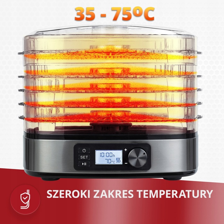 Suszarka spożywcza do grzybów owoców ziół warzyw MPM MSG-12