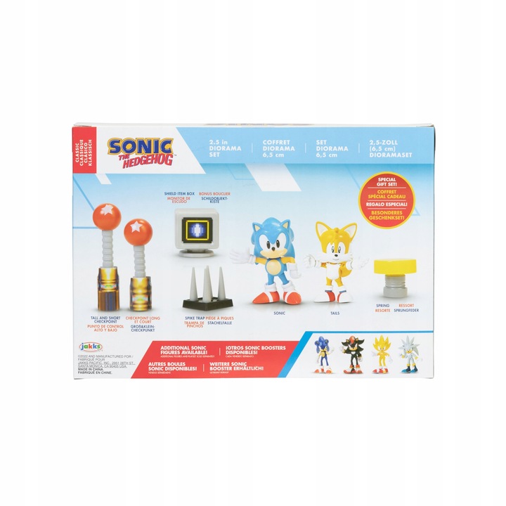 Sonic Hedgehog Oryginalny Zestaw Figurek i Dioram