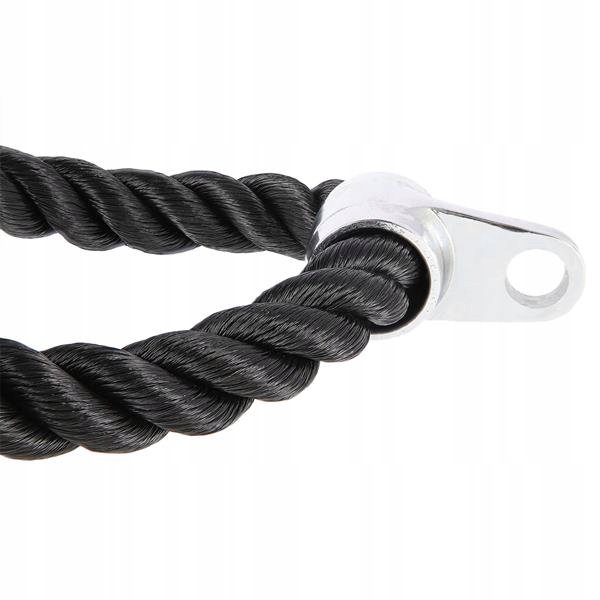 PODWÓJNY UCHWYT do wyciągu sznur nylonowy końcówki gumowane do atlasu UW09