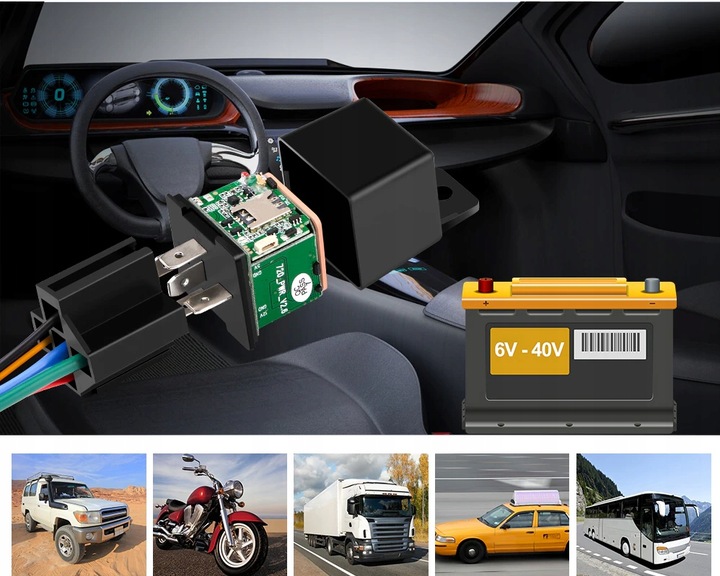 LOKALIZATOR GPS C13 ODCIĘCIE PALIWA SAMOCHÓD SERWER APP BEZ ABONAMENTU