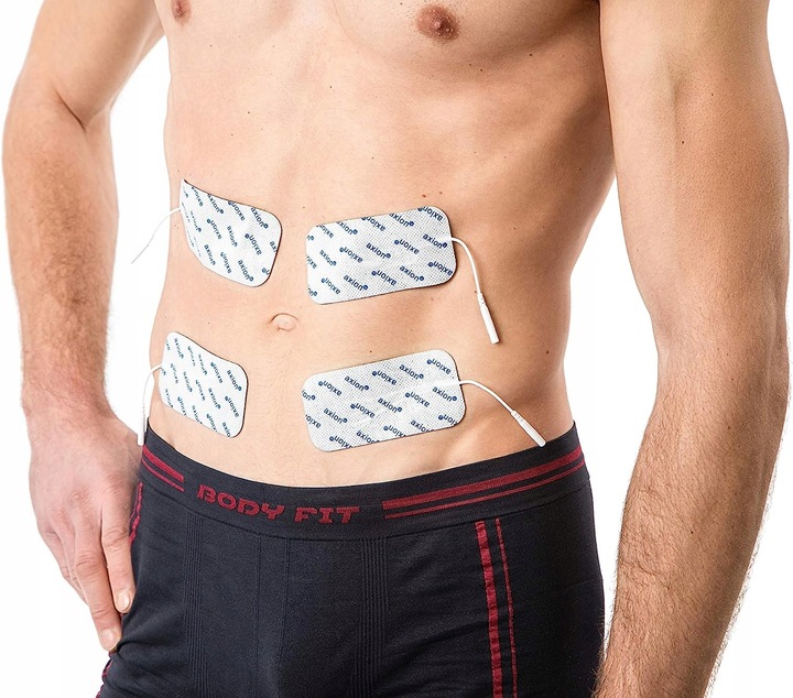 Elektrody TENS żelowe do elektrostymulatora EMS duże 10x5cm, 16 szt.