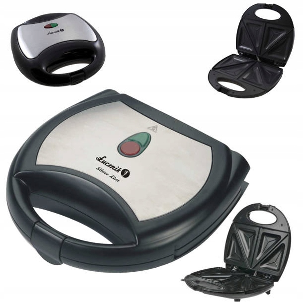 Sandwich toster opiekacz do kanapek trójkąty 750 W SW-1004 S Łucznik