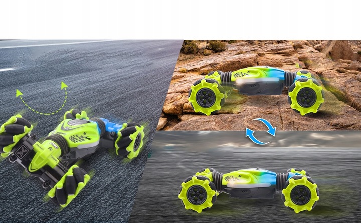 SAMOCHÓD ZDALNIE STEROWANY RĘKĄ GESTAMI ZABAWKA PILOT AUTO RC OBRÓT 360°