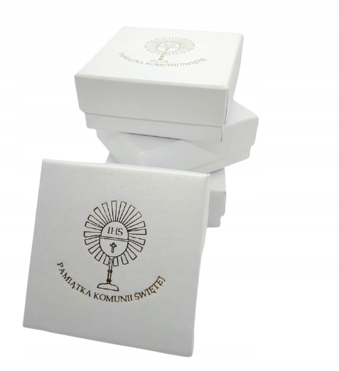 Łańcuszek komunijny medalik SZKAPLERZ Matka Boska