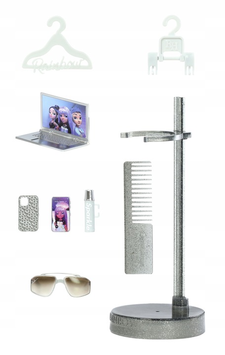 Rainbow High Lalka Fashion Doll- AR (Purple) 583165