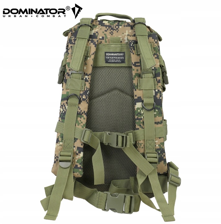 PLECAK MĘSKI WOJSKOWY TAKTYCZNY MILITARNY DOMINATOR VELCRO DIGITAL MARPAT