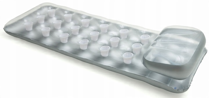 Materac do Pływania Dmuchany Plażowy z Zagłówkiem Intex 58894 MODEL 2025