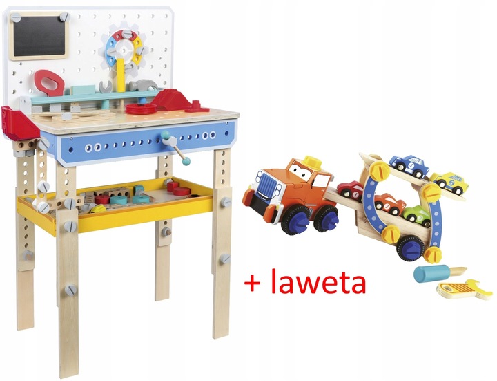 Junior Konstruktor/Mechanik samochodowy + Laweta Boom! - zestaw promocyjny