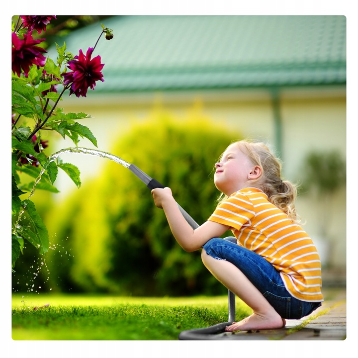 Zwijacz do wody HEVA wąż automatyczny ogrodowy 15m+1,5m pistolet zraszacz