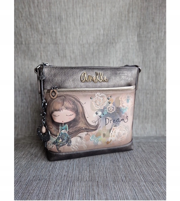 A152 Torebka Anekke listonoszka szeroki pas seria Real z dziewczynką