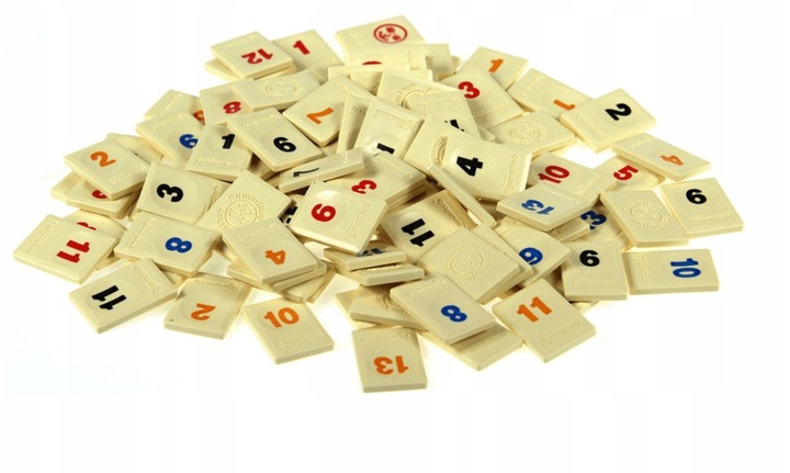 Gra Rummikub wersja XP liczbowa dla całej rodziny od 2 do 6 graczy