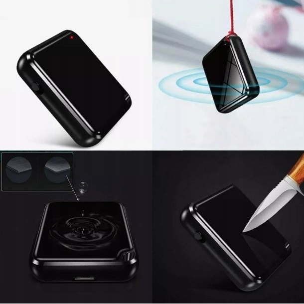 Mini dyktafon szpiegowski 50h nagrań detekcja głosu 16GB prosta obsługa