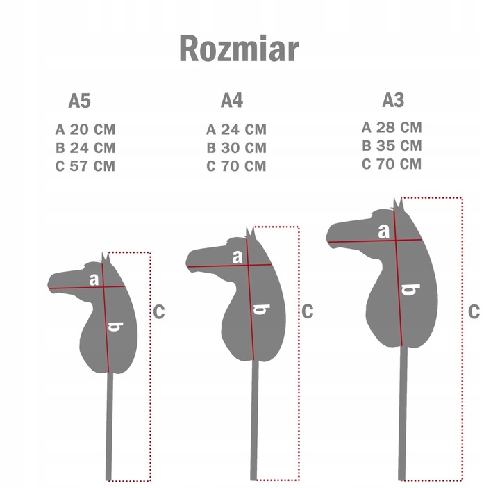 Kantar z wodze dla Hobby Horse A3 (Koń na patyku)