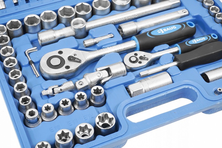 ZESTAW NARZĘDZI KLUCZY NASADOWYCH 108 KLUCZE NASADOWE 1/4" 1/2" BITY TORX