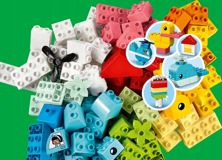 LEGO DUPLO Classic. Pudełko z serduszkiem. 10909.