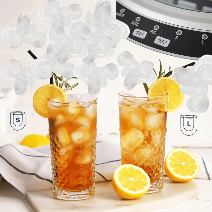 KOSTKARKA DO LUDU MASZYNA DO KOSTEK SREBRNA STAL NIERDZEWNA 2 ROZMIARY 15KG