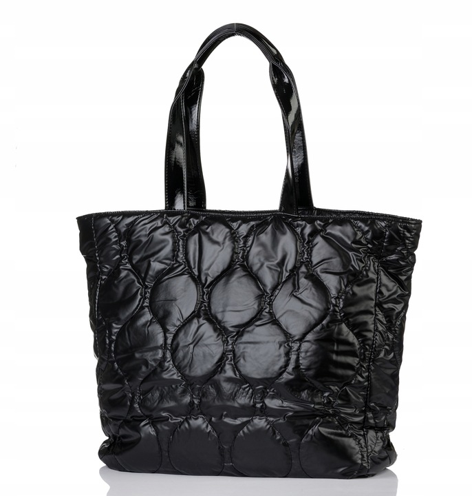 TOREBKA Damska MONNARI Duża Torba SHOPPER BAG Pojemna LOGO Premium Pikowana