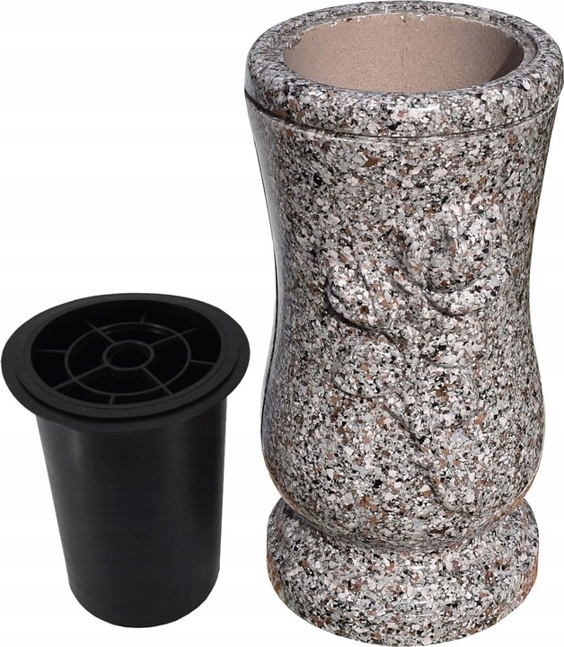 WAZON NAGROBNY - WAZON NA NAGROBEK+ WKŁAD Z KRATKĄ