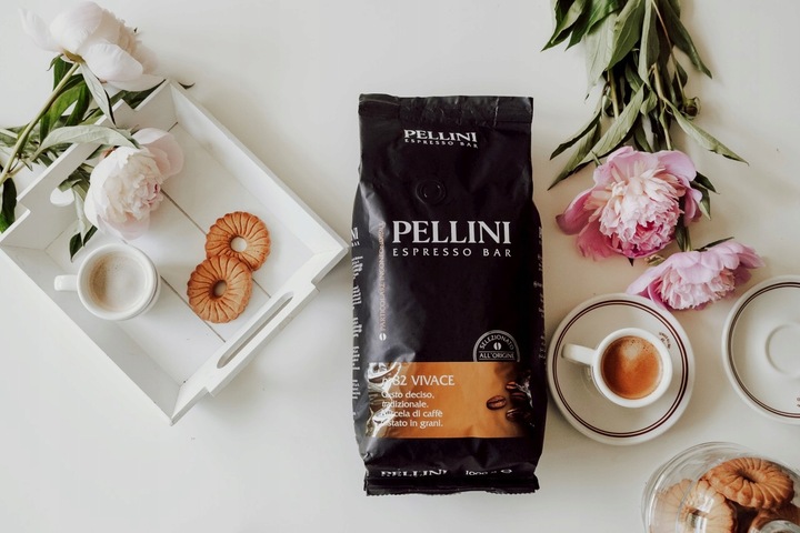 Kawa ziarnista PELLINI ESPRESSO BAR VIVACE 1kg | renomowana włoska palarnia