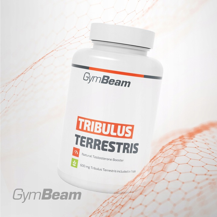 TRIBULUS TERRESTRIS BOOSTER TESTOSTERONU SIŁA MOC MIĘŚNIE - GymBeam 120 tab