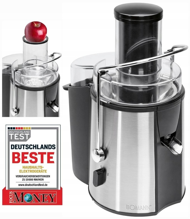 SOKOWIRÓWKA WYSOKOOBROTOWA DO OWOCÓW I WARZYW CAŁE OWOCE I WARZYWE BOMANN A