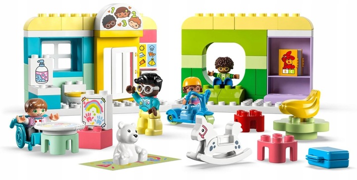 LEGO Duplo 10992 Żłobek Przedszkole 4 Figurki 2+ Duże Klocki Dla 2 3 4latka