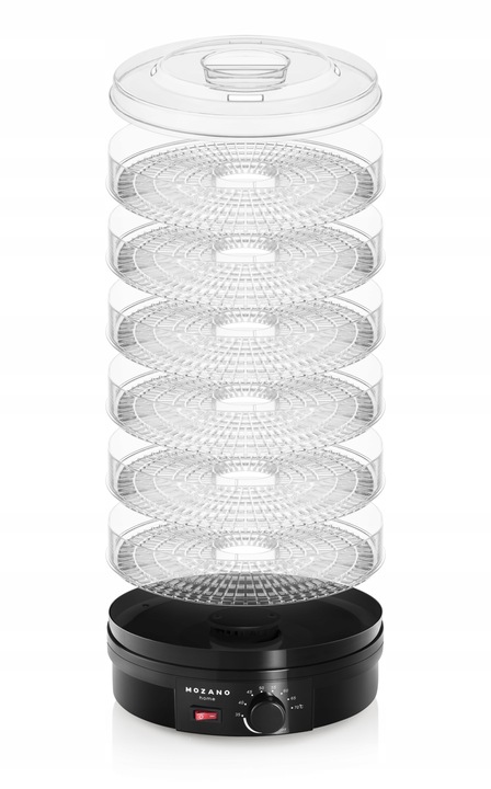 DUŻA SUSZARKA DO GRZYBÓW OWOCÓW WARZYW ZIÓŁ SPOŻYWCZA MOCNA 500W 6 SIT