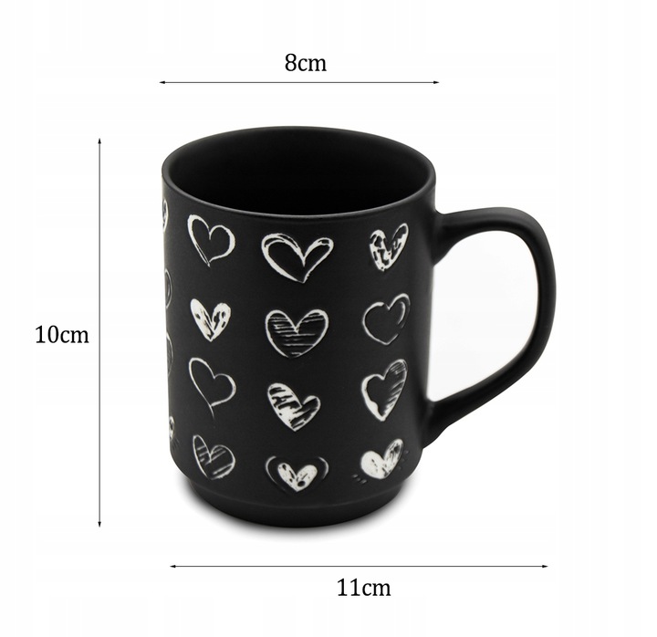 6X KUBEK 340ML KUBECZEK TRADYCYJNY UNIWERSALNY KAWA HERBATA PREZENT ZESTAW