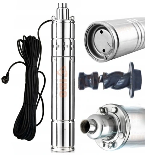 IBO POMPA ŚRUBOWA DO WODY CZYSTEJ KRĘGÓW 75MM 3 SCR 1,77-0,25 +PRZEWÓD 15M