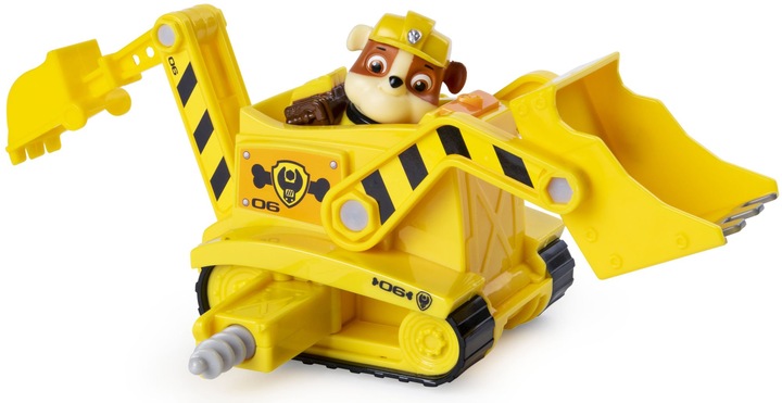 PSI PATROL RUBBLE SPYCHACZ SPIN MASTER ZESTAW FIGURKA+POJAZD TRANSFORMUJĄCY