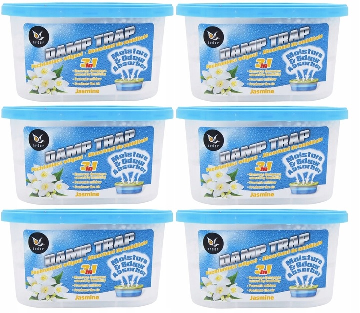 Pochłaniacz Wilgoci Jaśmin 3w1 ARDOR ZESTAW SMART 6x400ml