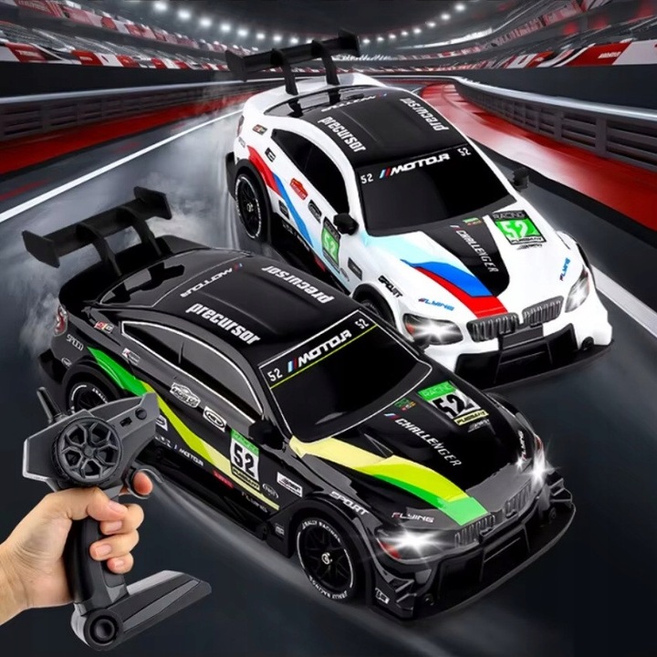 Samochód Zdalnie Sterowany RC Drift Duży 4x4 Auto na Pilot do Driftu LED