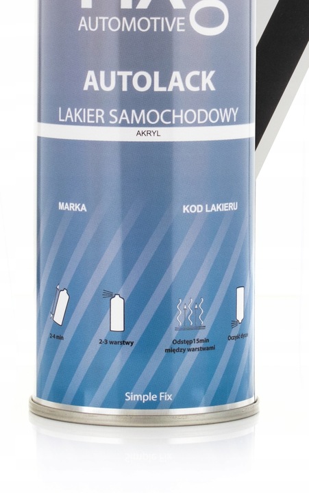 FixPro LAKIER SAMOCHODOWY SPRAY KAŻDY KOLOR WSZYSTKIE MARKI